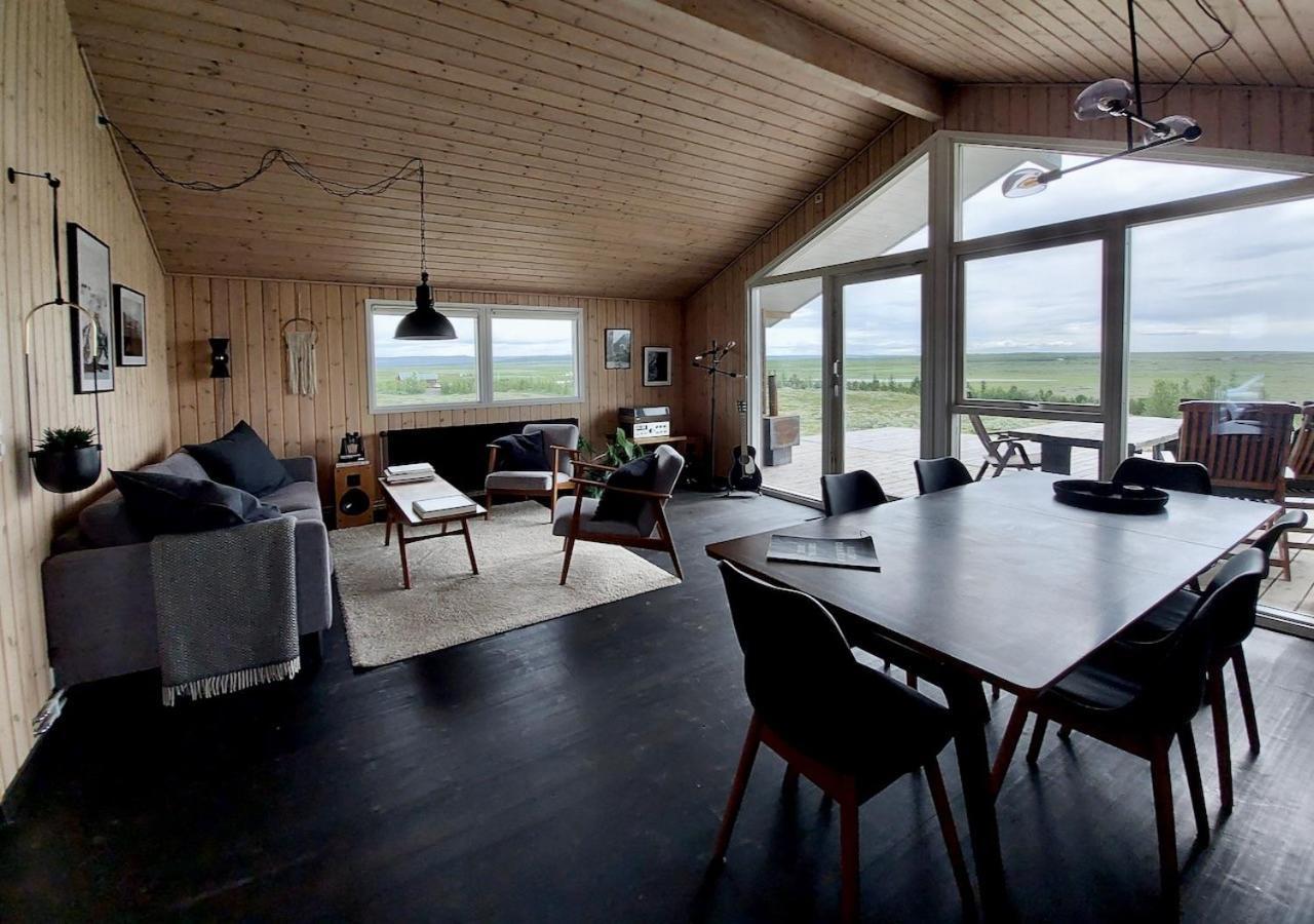 Hilltop Cabin Hekla - Golden Circle - Geysir - Mountain View Reykholt  Luaran gambar