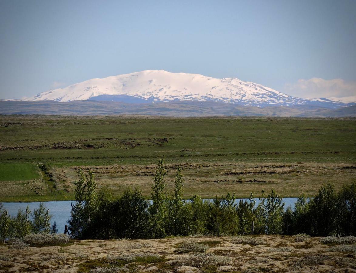 Hilltop Cabin Hekla - Golden Circle - Geysir - Mountain View Reykholt  Luaran gambar