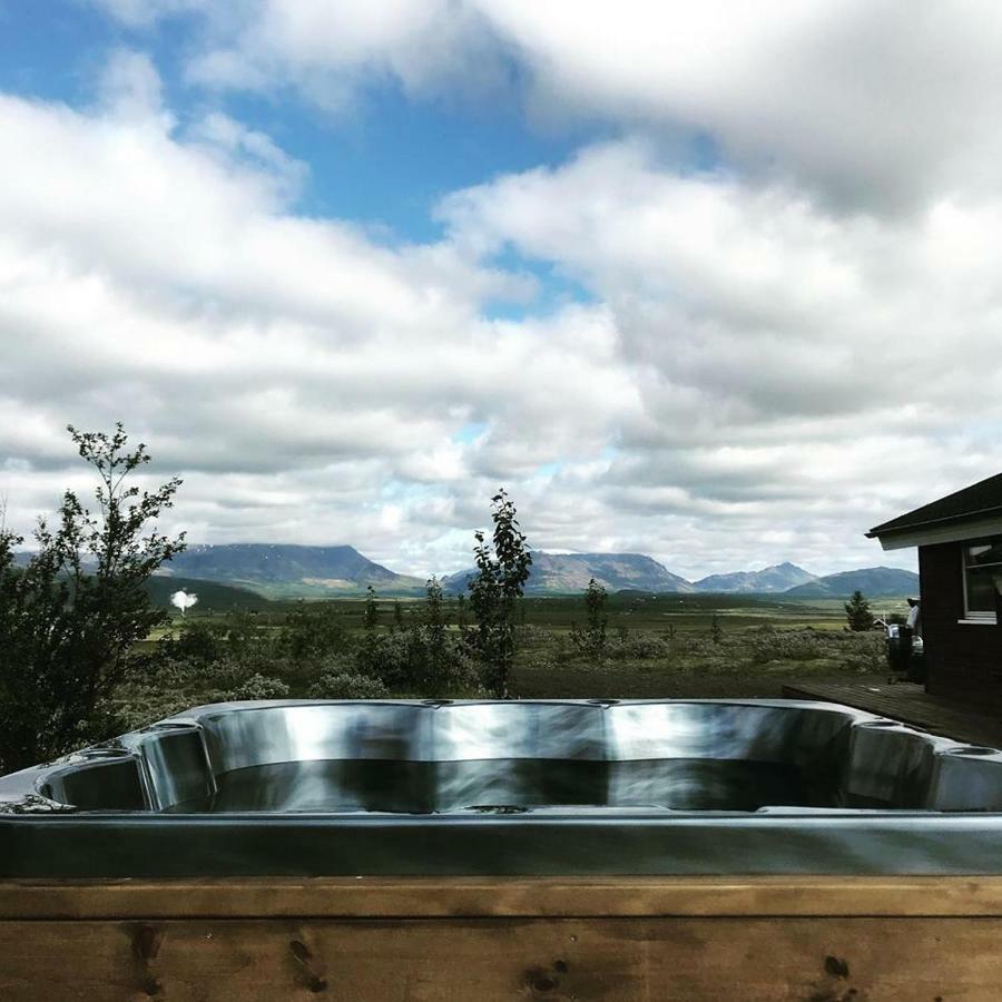 Hilltop Cabin Hekla - Golden Circle - Geysir - Mountain View Reykholt  Luaran gambar